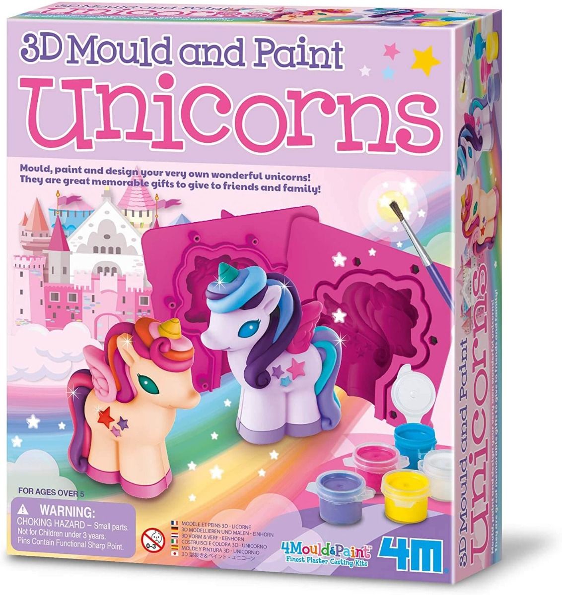 3D Mould & Paint - Glitter Unicorn