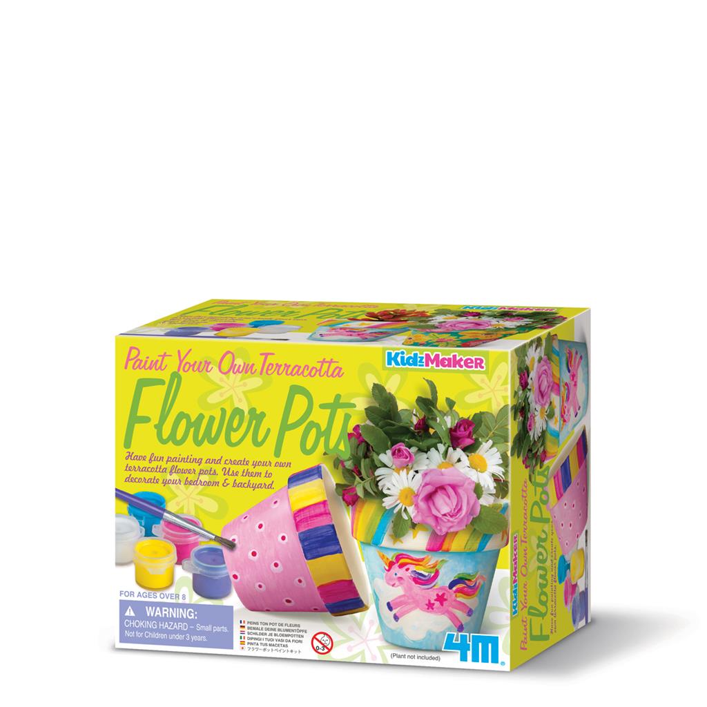 KidzMaker - Paint Your Own Terracotta Flower Pots
