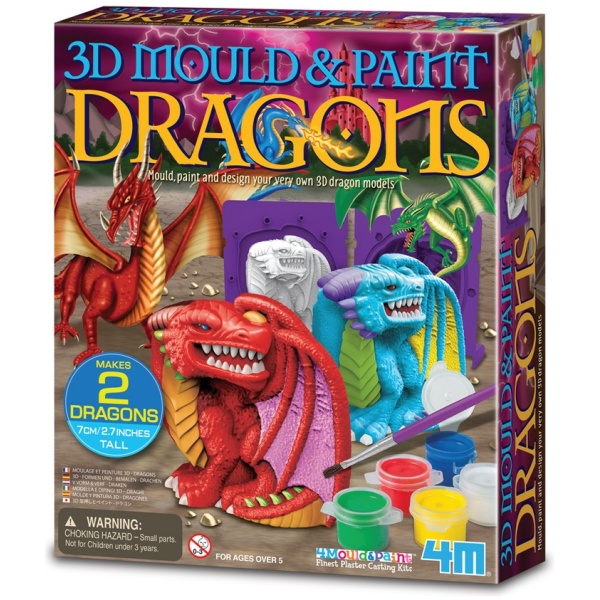 3D Mould & Paint - Dragons