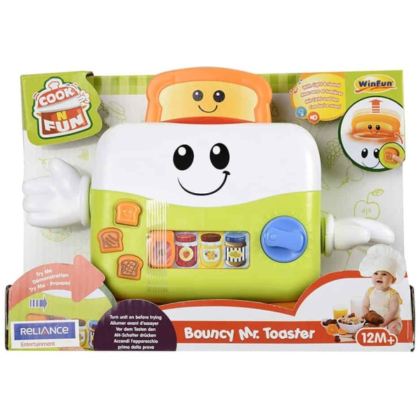 Bouncy Mrs Toaster With Light And Sound