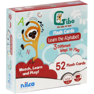 Gibo Flash Cards Learn The Alphabet Card Game