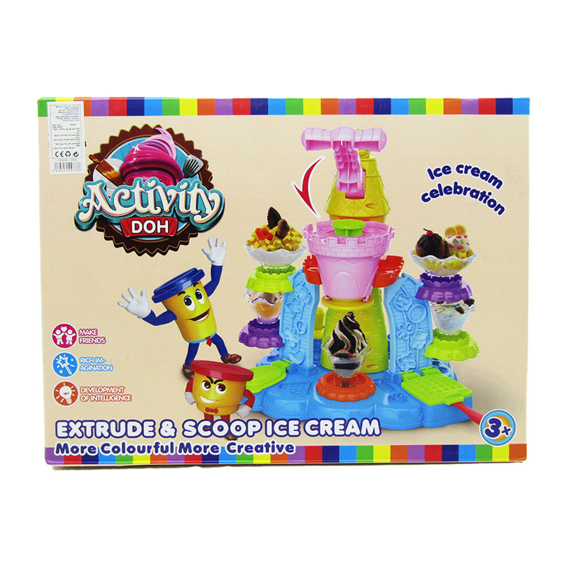 Activity Doh Play Dough Set - Extrude & Scoop Ice Cream