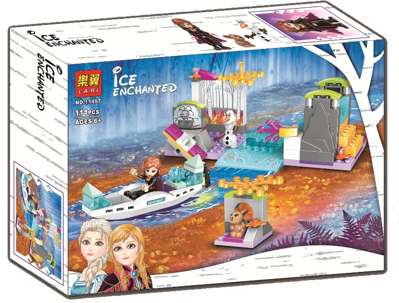 Elsa Ice Enchanted Building Blocks - 111 Pcs
