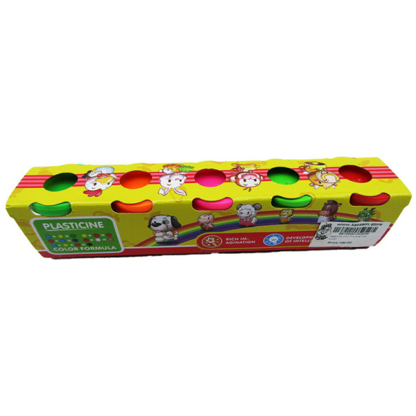 Plasticine Play Dough Set - 5 Colors