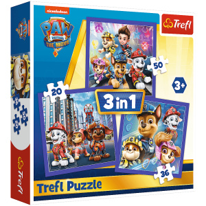 Paw Patrol ready for action 3 In 1 Jigsaw Puzzle - 106 Pcs
