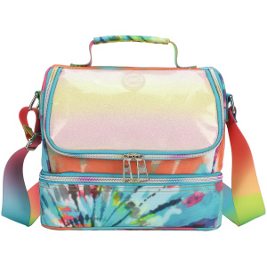 High School Lunch Bag – Green And Yellow Tie Dye