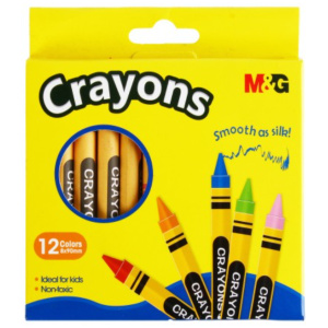Wax Crayons Set - 12 Color