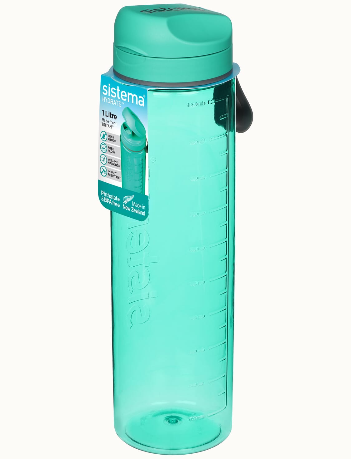 Hydrate Tritan Water Bottle 1L - Green