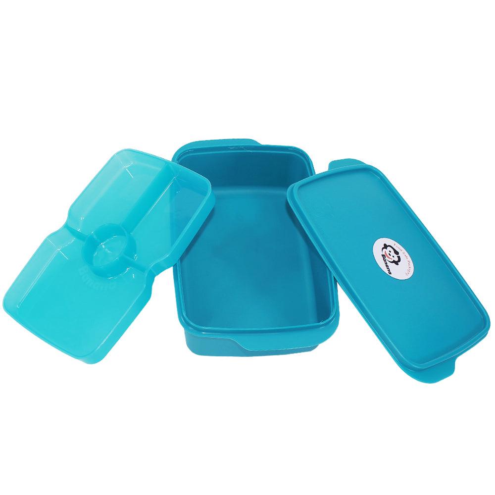 Banana Divided Lunch Box With Splitter 1.5L - Turquoise