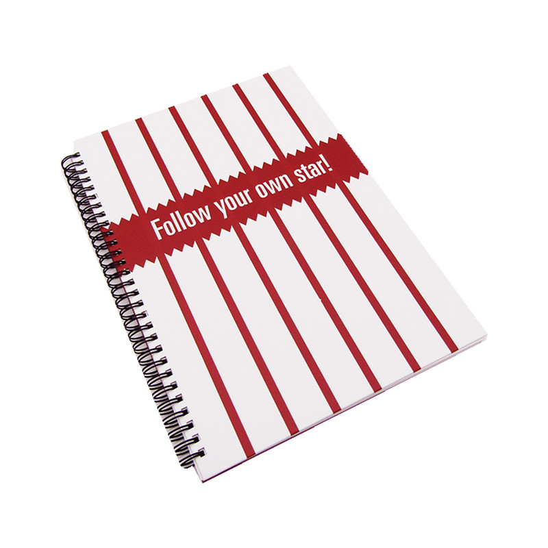 Double Wire Line Notebook - Follow Your Own Star - Random Color