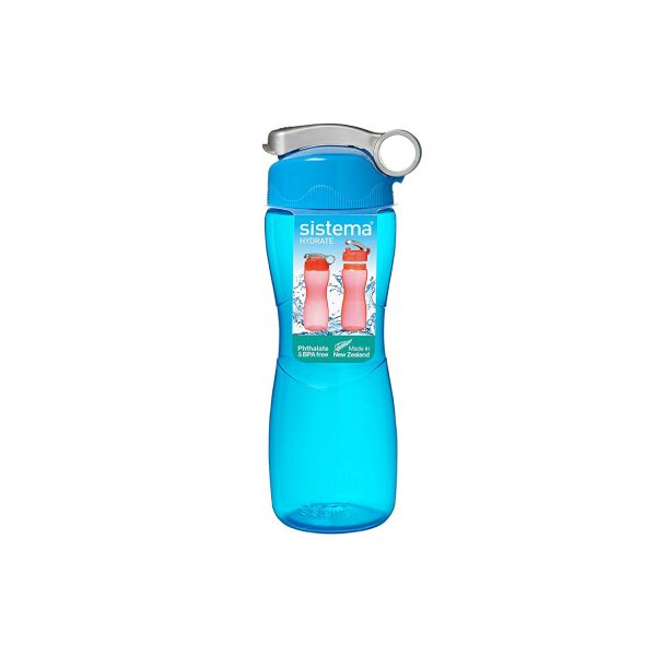 Flio Top Hourglass Water Bottle 645ml - Blue