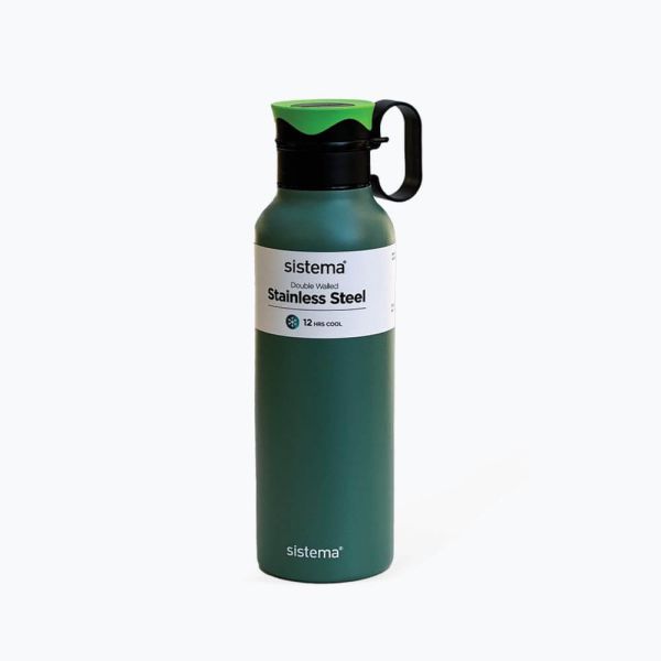 Stainless Steel Bottle 600ml - Green