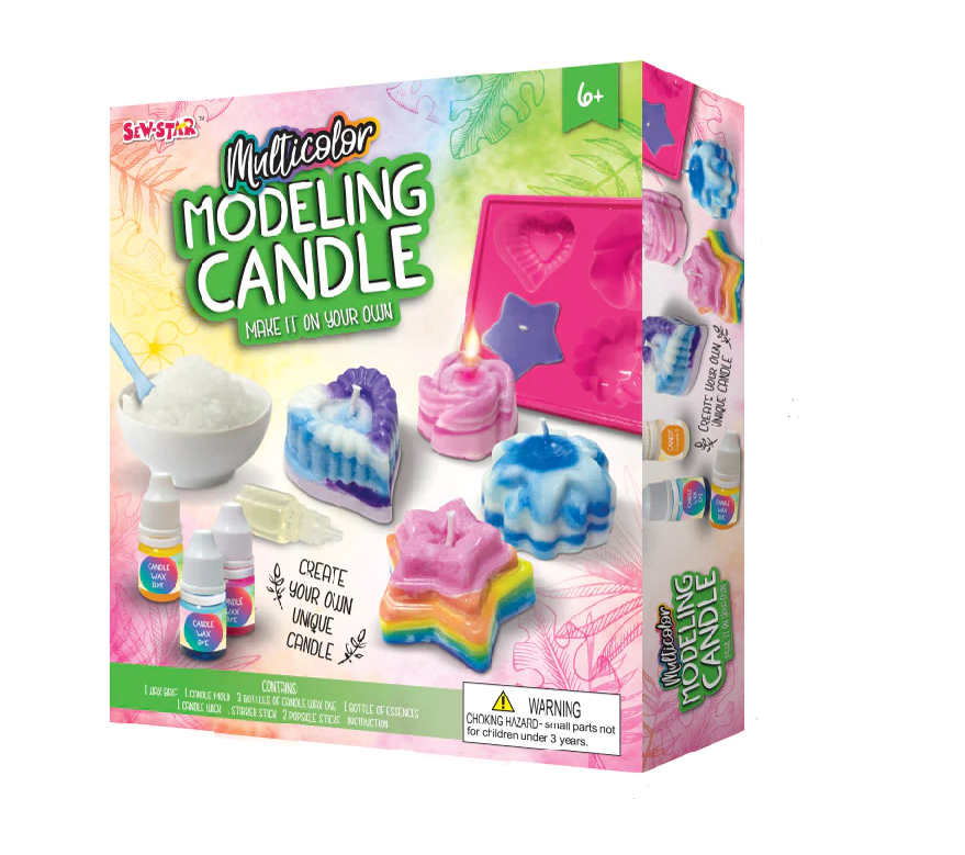 Multicolor Modeling Candle
