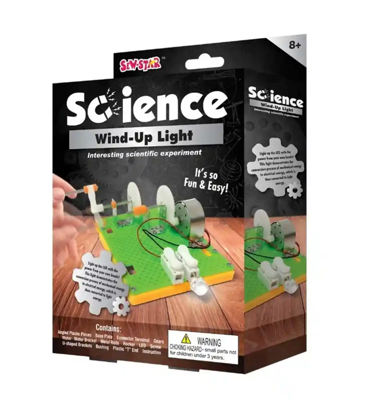 Science DIY - Wind - Up - Light