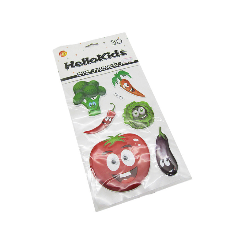 3D Sticker - Vegetables