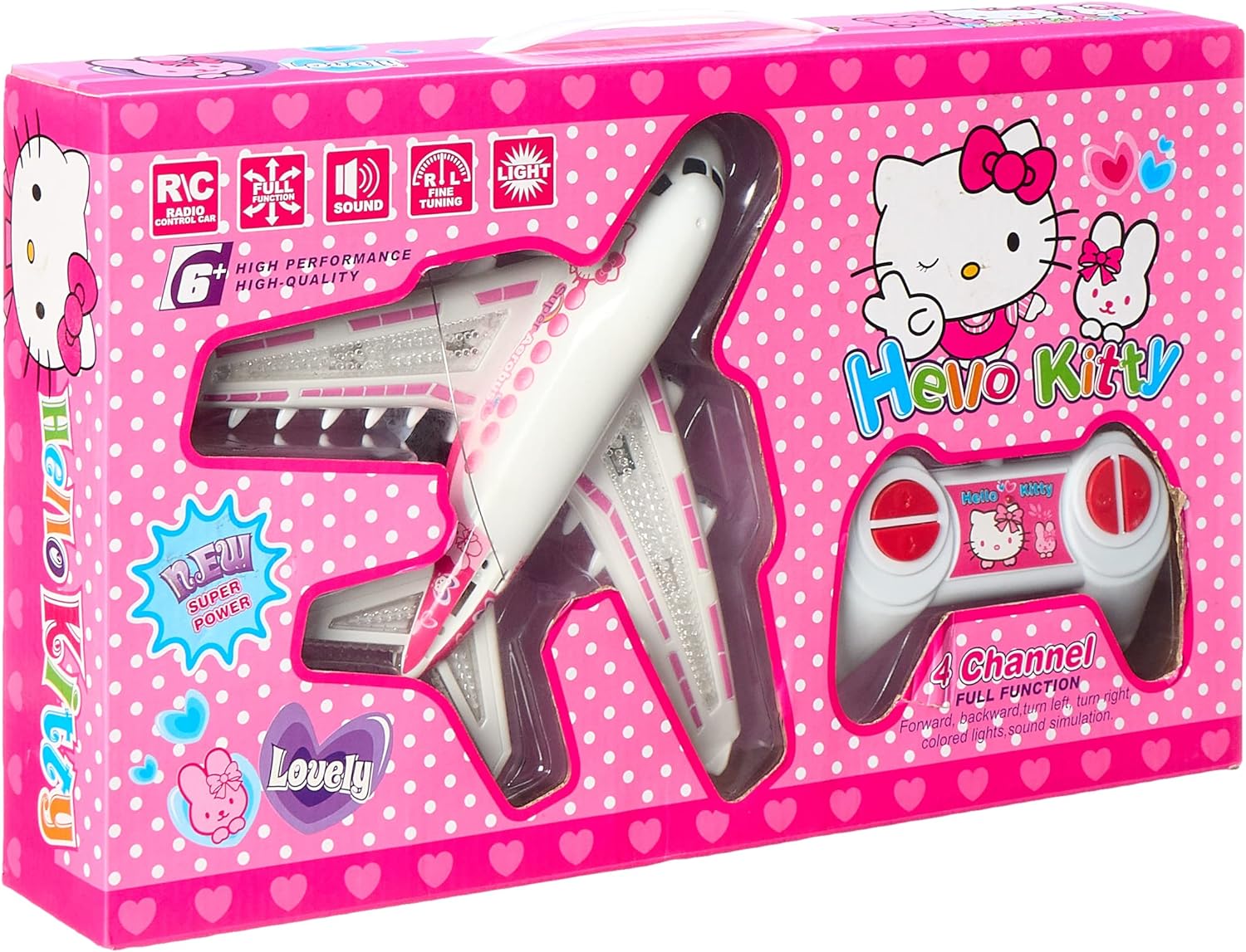 Airplane With Remote Control - Hello Kitty