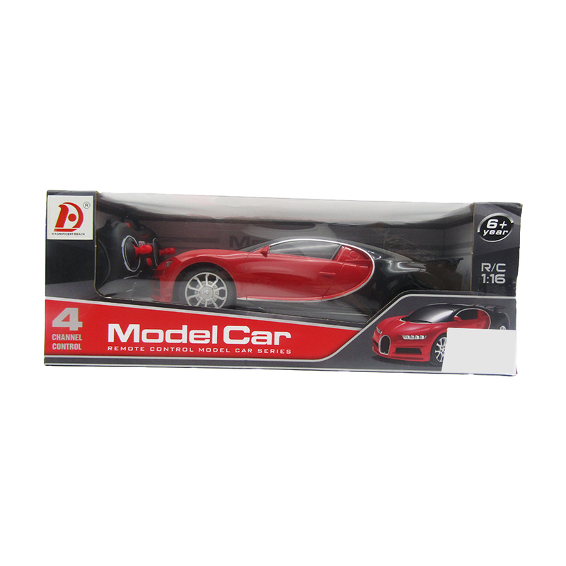 Model Car With Remote Control - Red