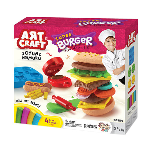 Super Burger Play Dough Set