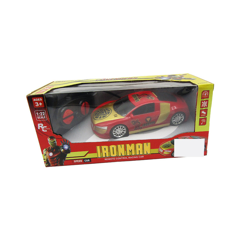 Avengers Racing Car With Remote Control - Iron Man