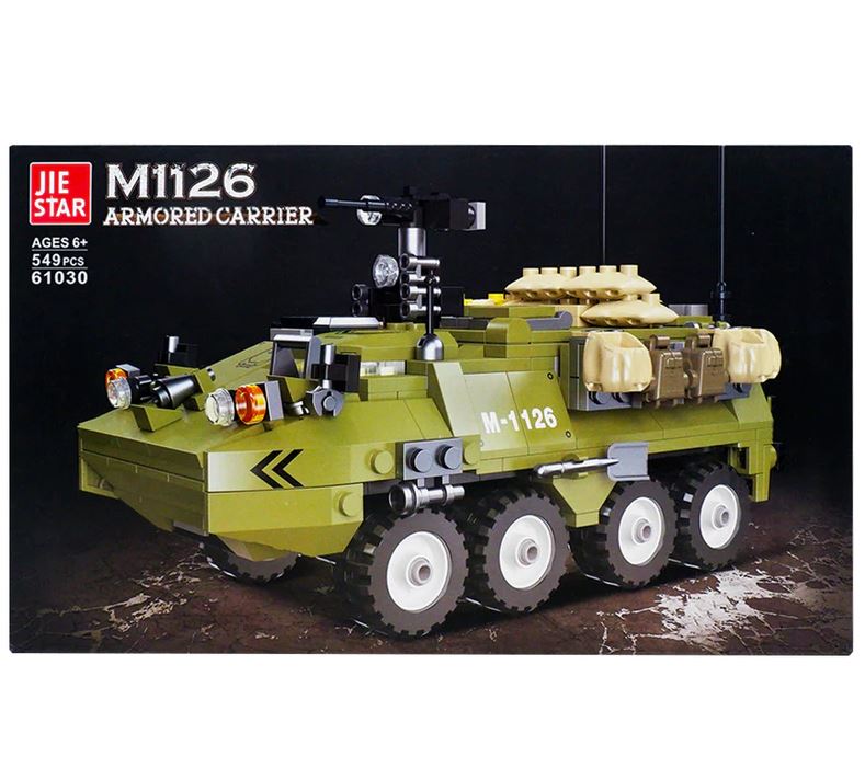 Jie Star Building Blocks - M1126 Armored Carrier - 549 Pcs