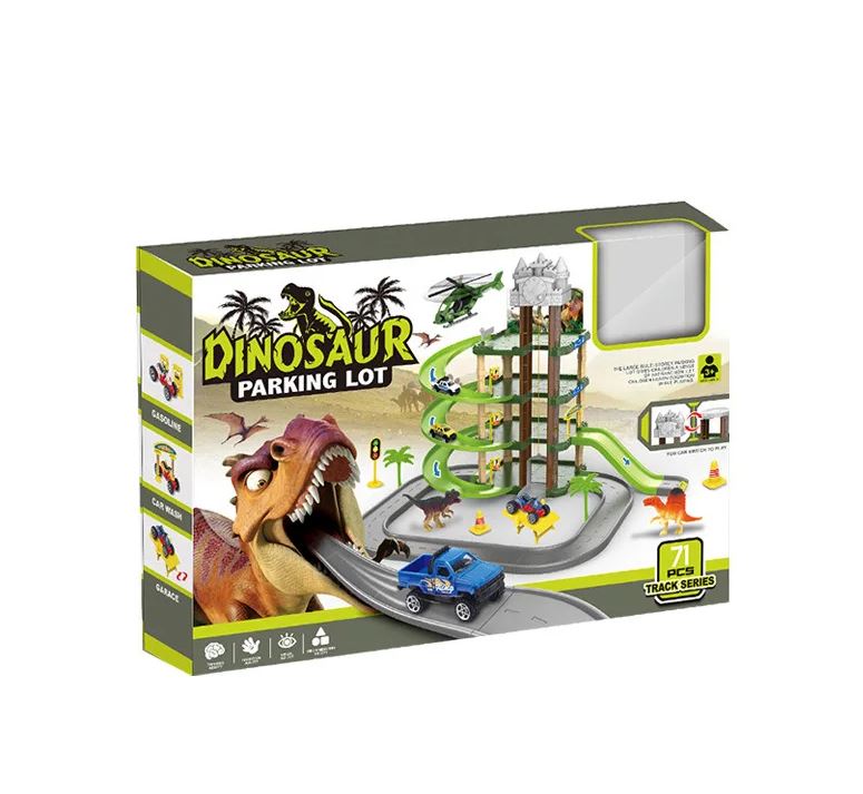 Dinosaur Parking Set - 57 Pcs