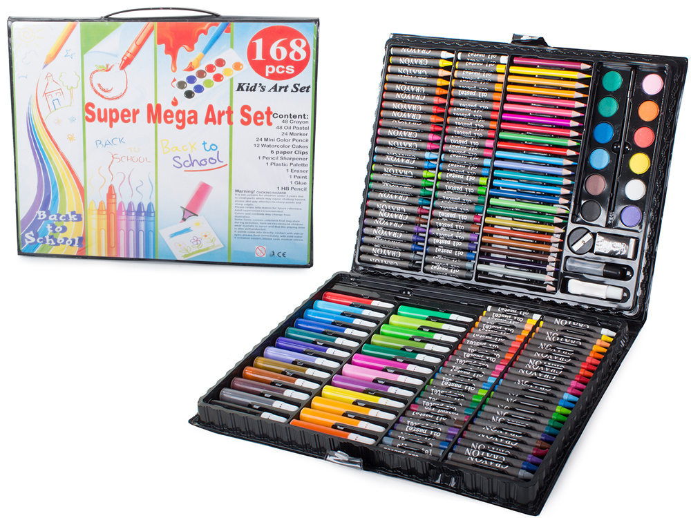 Super Mega Art Set – 168 Pcs
