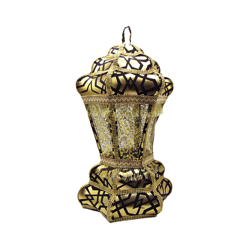 Ramadan Decoration –  Wired Lantern – Gold