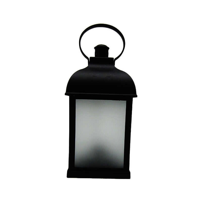 Acrylic Ramadan Lantern With Light - 24CM - Black