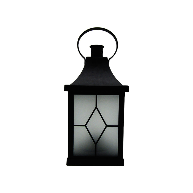 Acrylic Ramadan Lantern With Light - Black