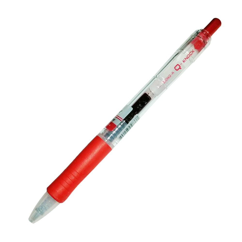 Quick Dry Gel Q knock Pen 0.7mm - Red
