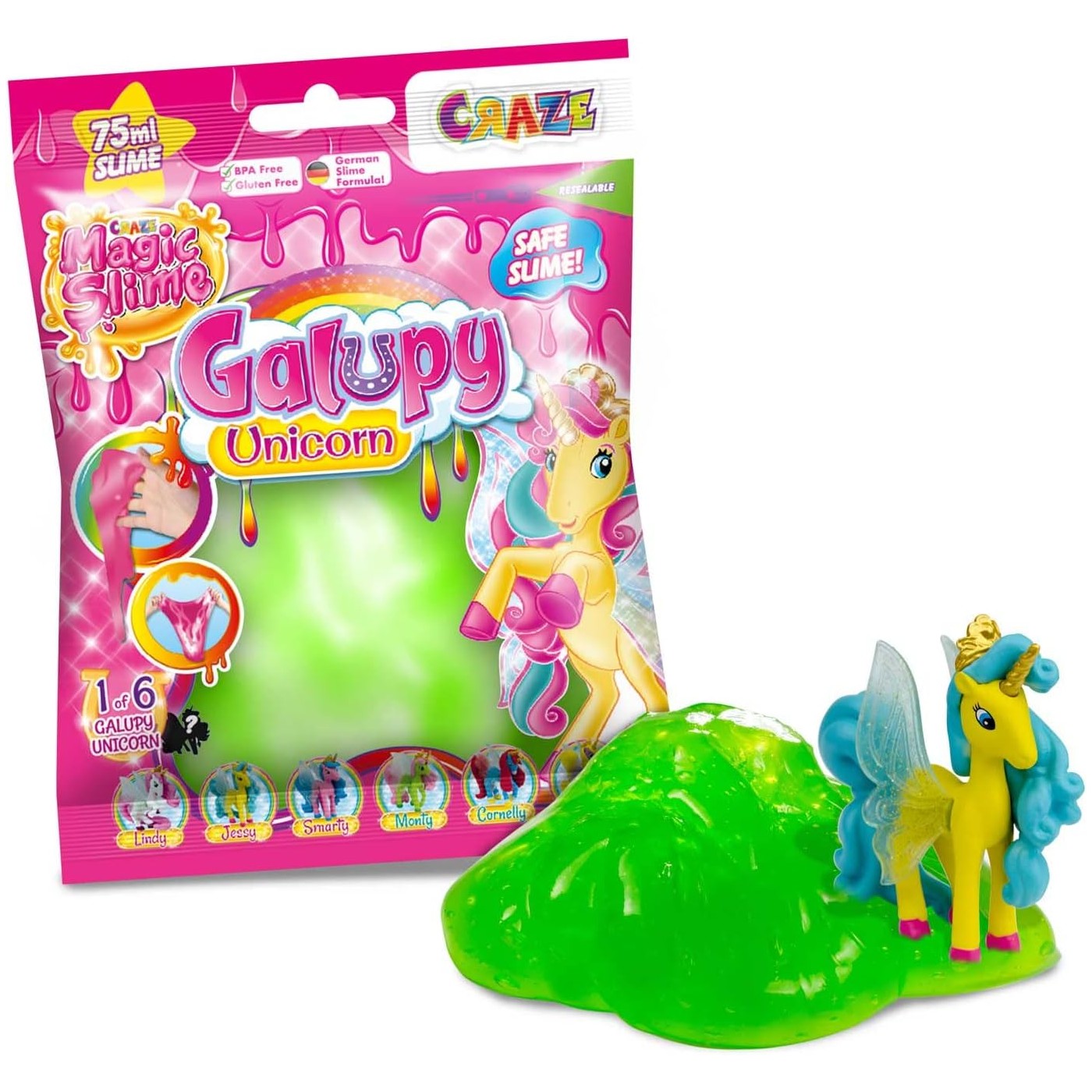 Magic Slime Galupy Unicorn  - Random Color