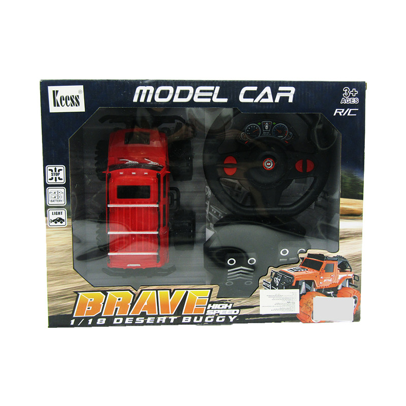 Brave Desert Buggy Car With Remote Control - Red