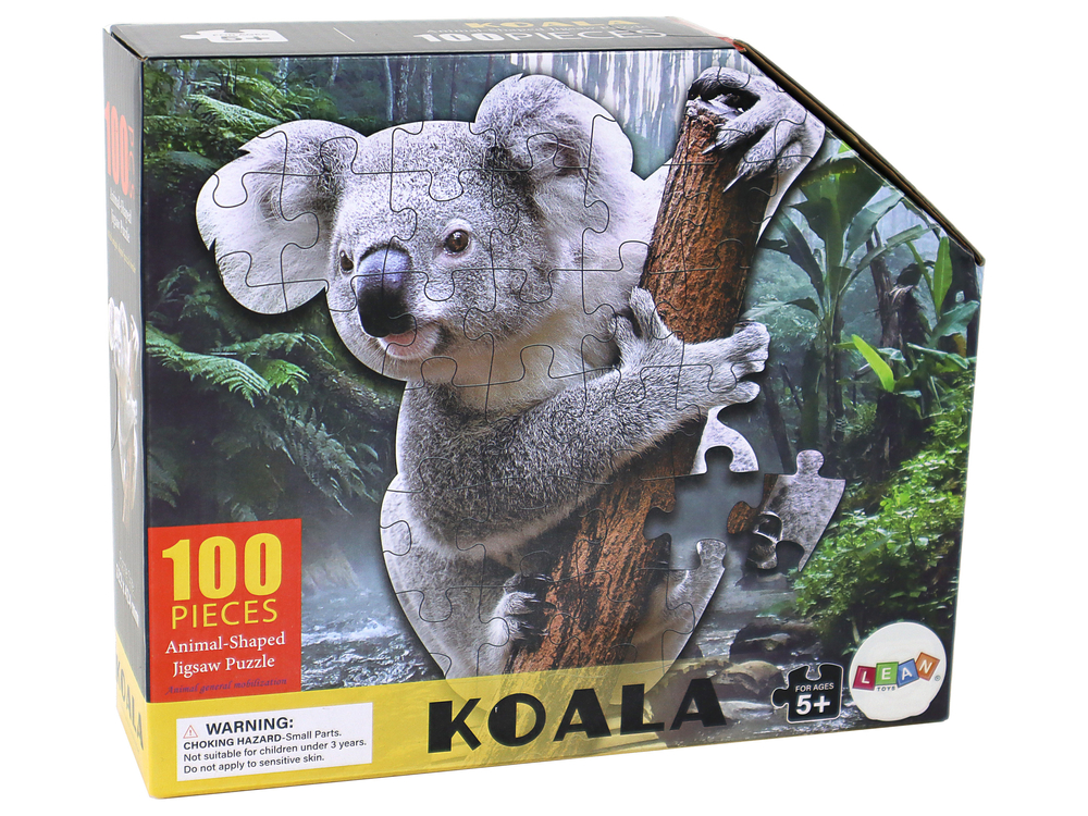 Animal-Shaped Jigsaw Puzzle - Koala - 100 Pcs