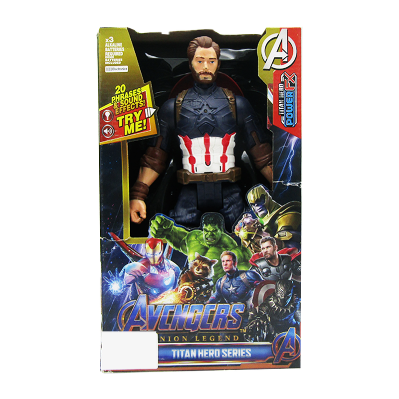 Avengers Titan Hero With Sound And Light - Captain America