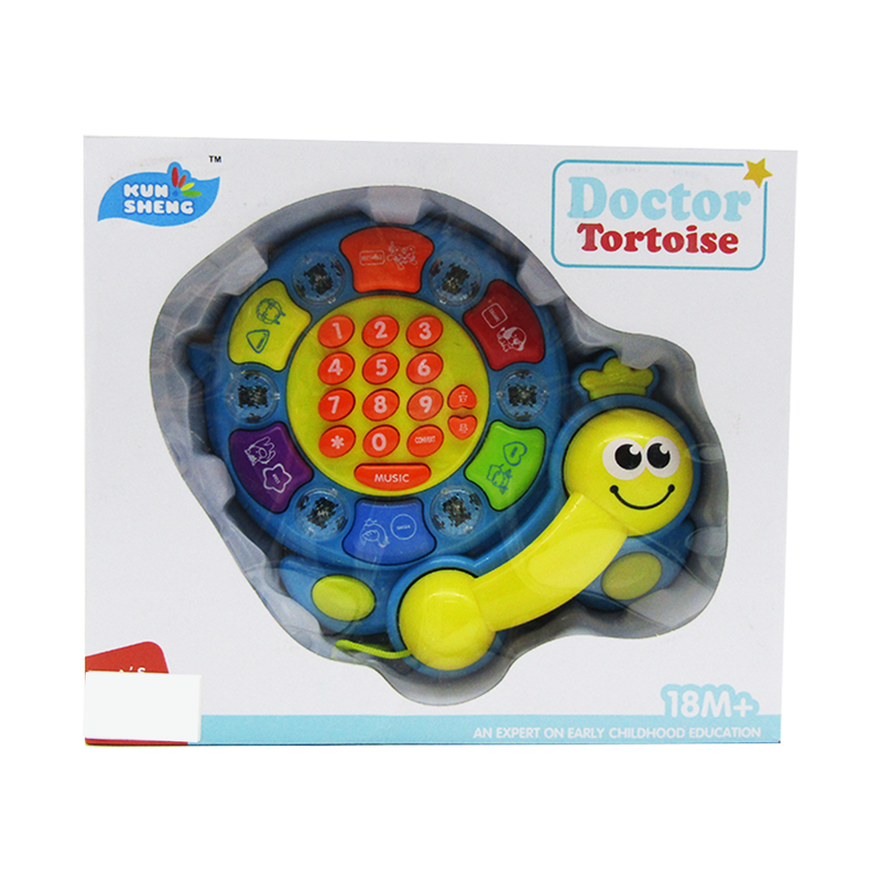 Doctor Tortoise Baby Telephone With Light And Sound