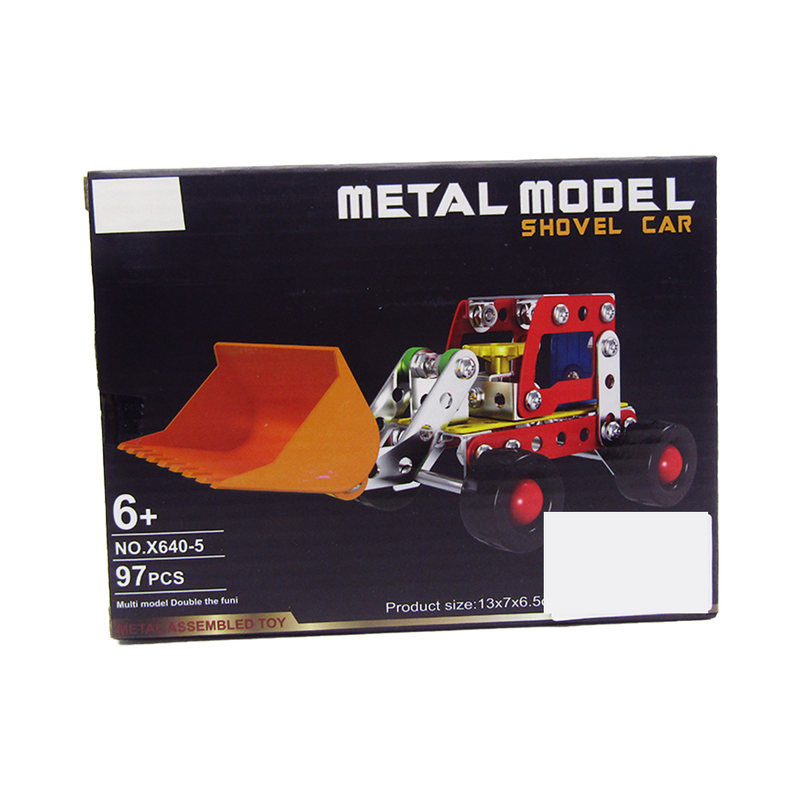 Shovel Car Metal Building Blocks - 97 Pcs