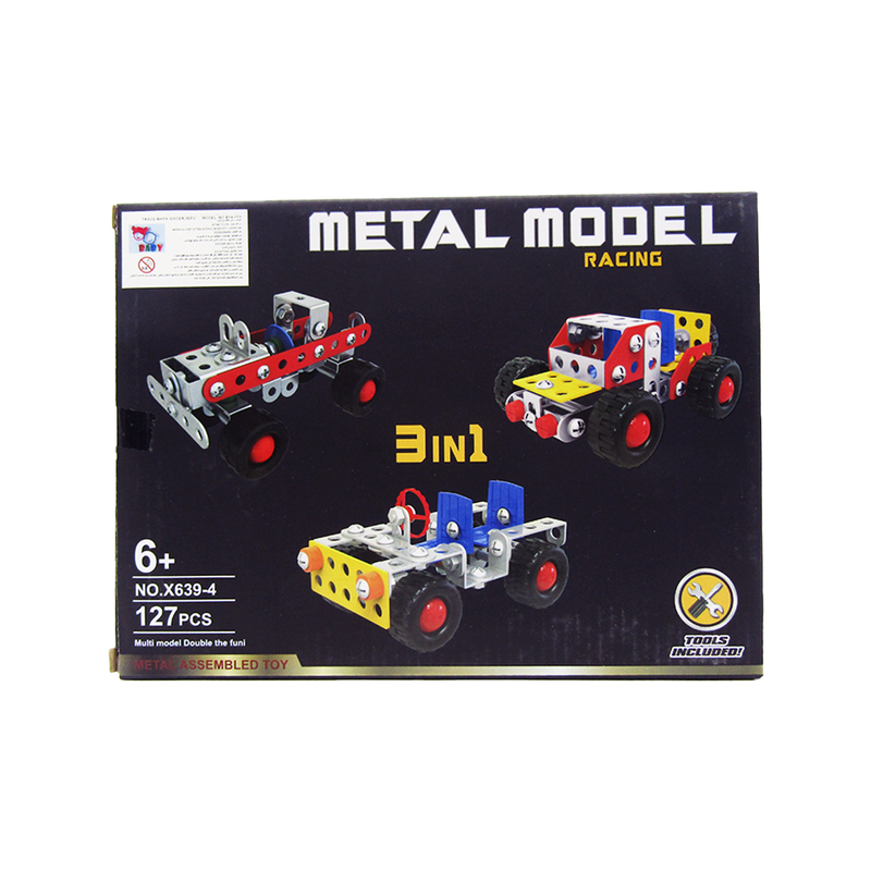 3IN1 Metal Building Blocks - 127 Pcs