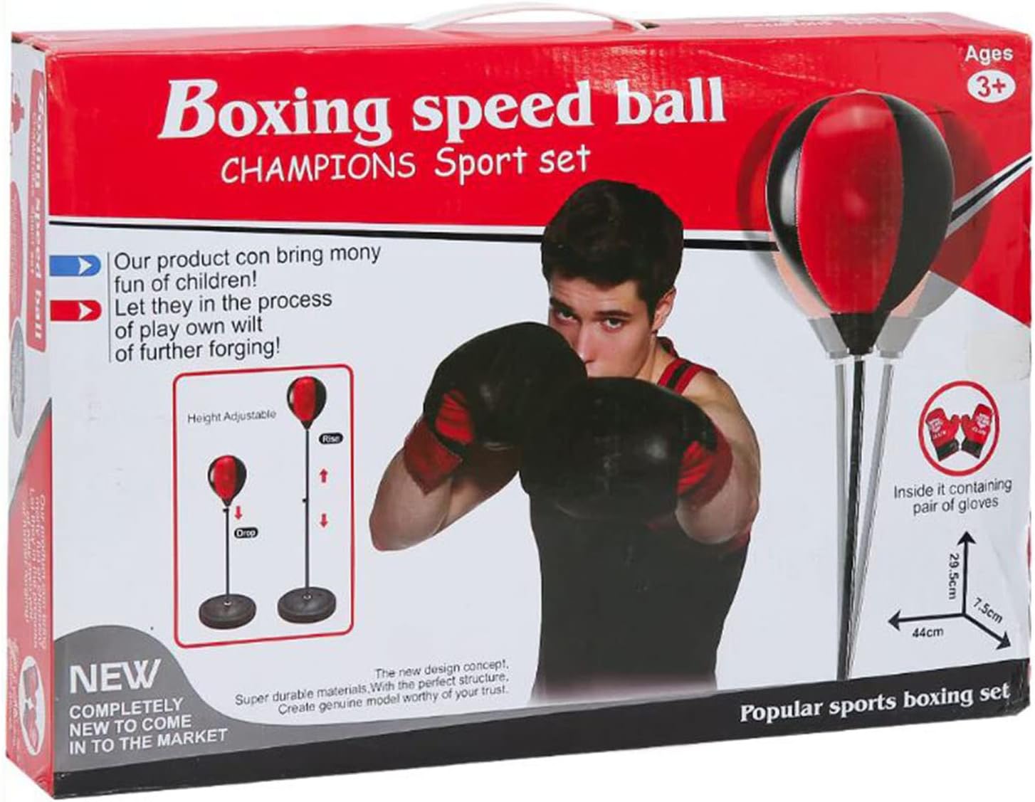 Boxing Speed Ball Champions Sport Set