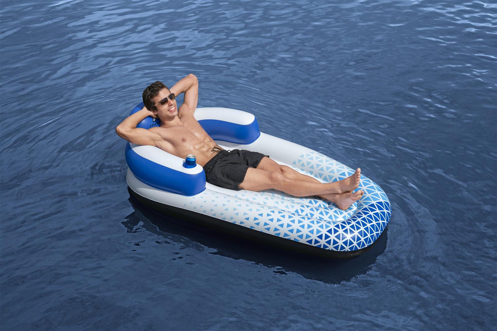 Inflatable Indigo Wave  Pool Float Ride-On