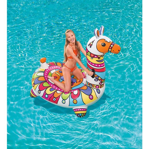 Inflatable Llama Pool Float Ride-On
