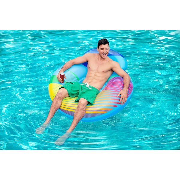 Inflatable LED Swim Ring