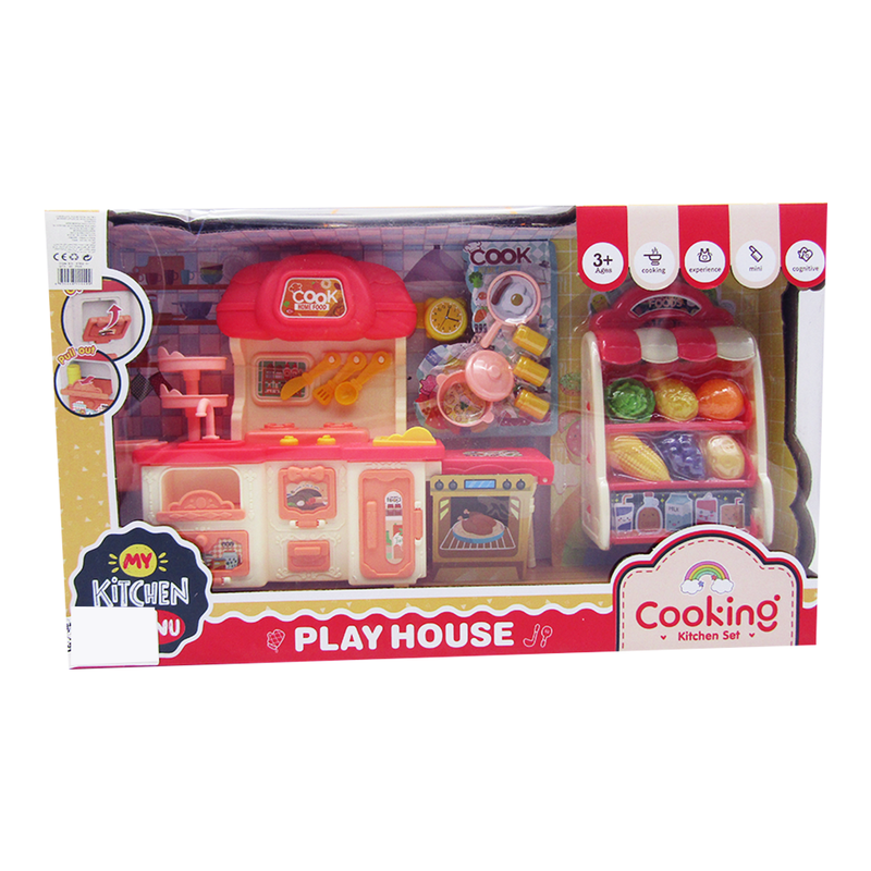 Play House - Kitchen Set - Pink