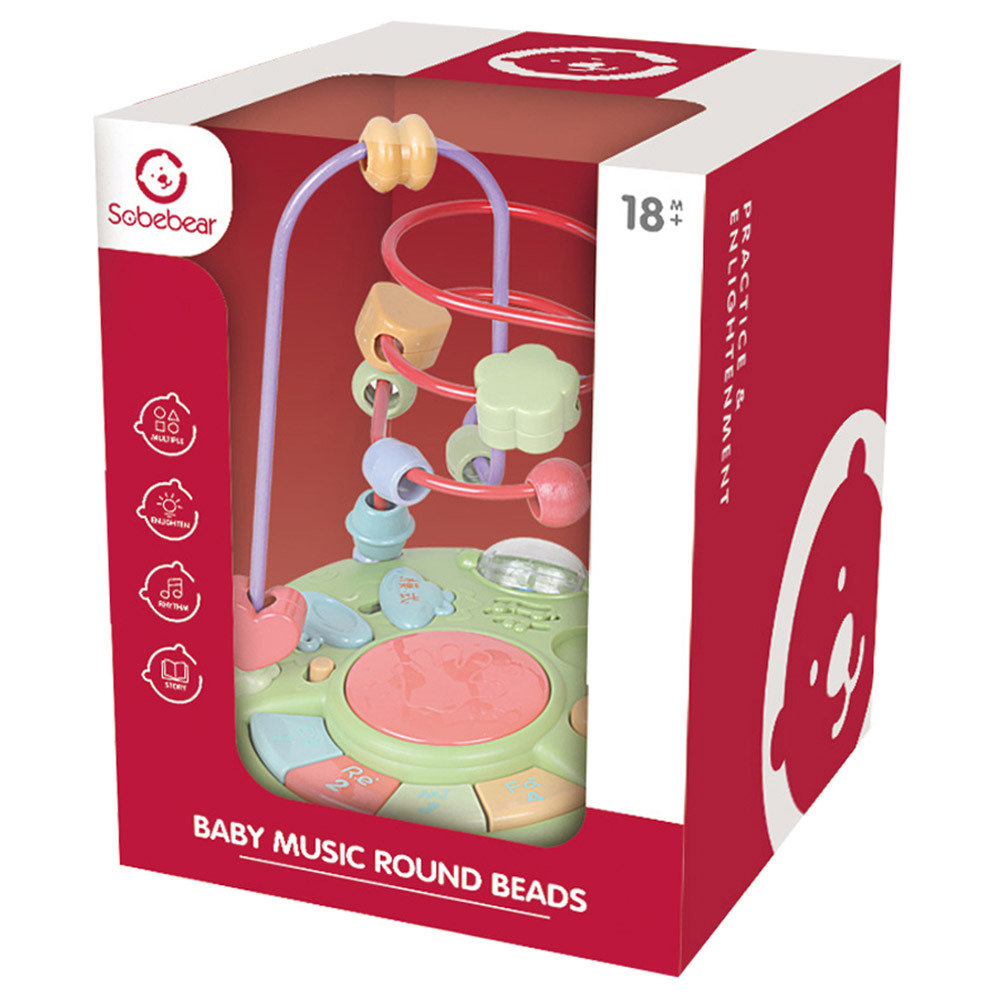 Baby Music Round Beads With Sound And Light