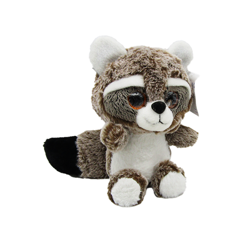 Plush Soft - Raccoon - Brown