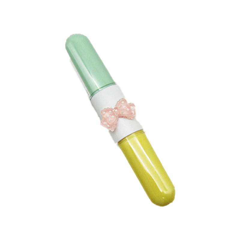 Highlighter - Double Tip - Bow - Yellow / Green