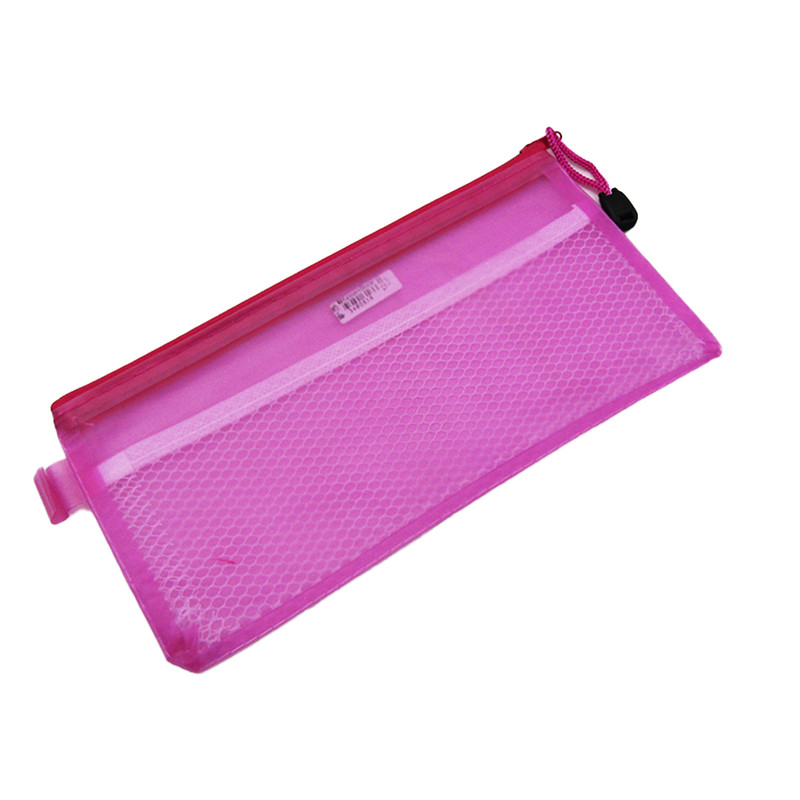 Net File Pencil Case - Pink