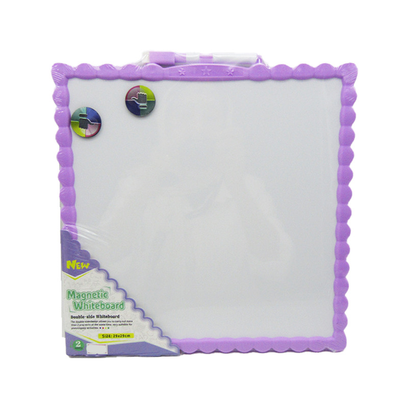 Double Sided Magnetic Whiteboard - Purple