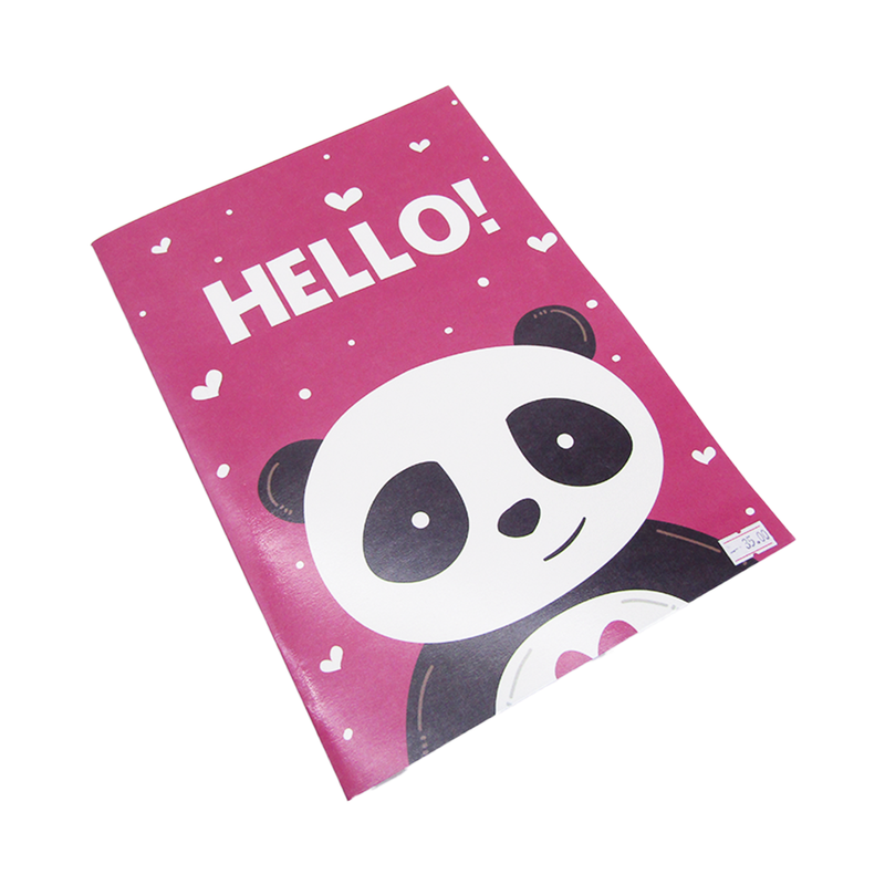 Hello English Notebook - Panda - A4