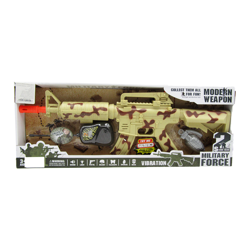 Military Force Play Set With Sound And Light
