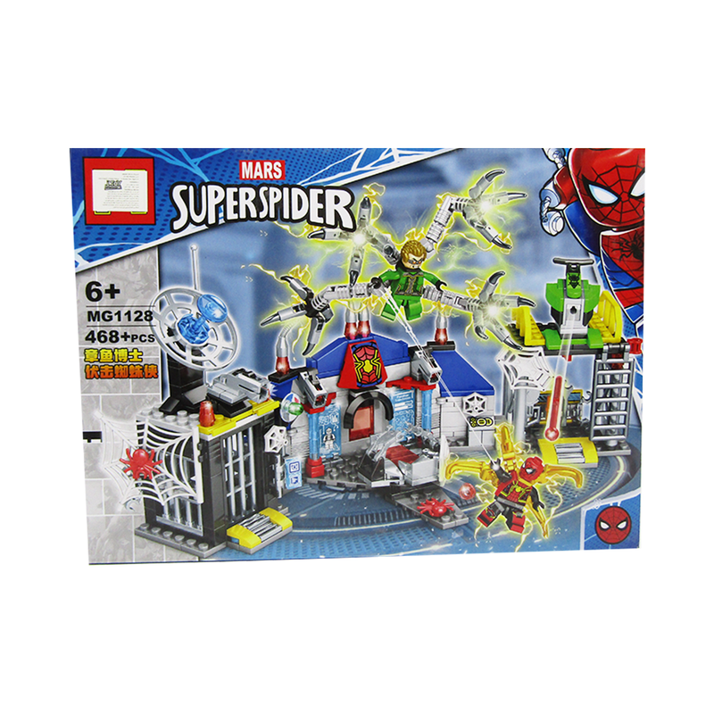 Super Spider Building Blocks - 486 Pcs